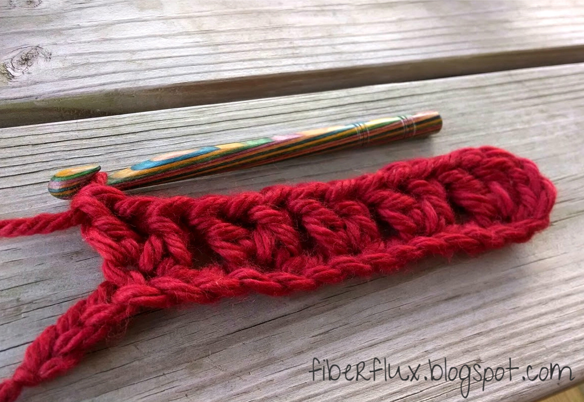 Fiber Flux: How To Crochet the Pavement Infinity Scarf (stitch by stitch)
