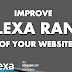 How to improve Alexa rank of your website?