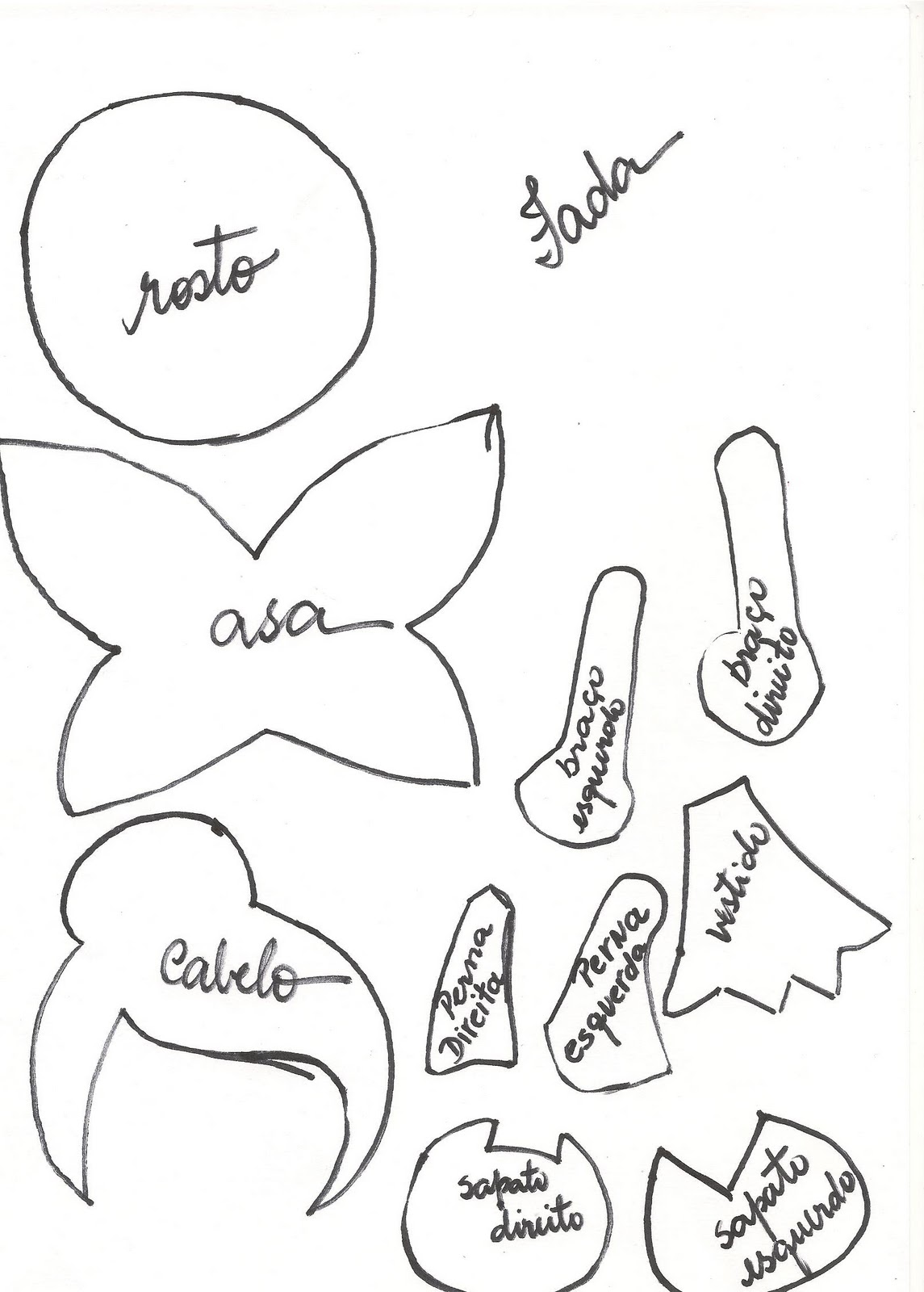 AtelieRinart MOLDES PARA PASTAS EM E.V.A. E PODE SER USADOS EM FELTRO