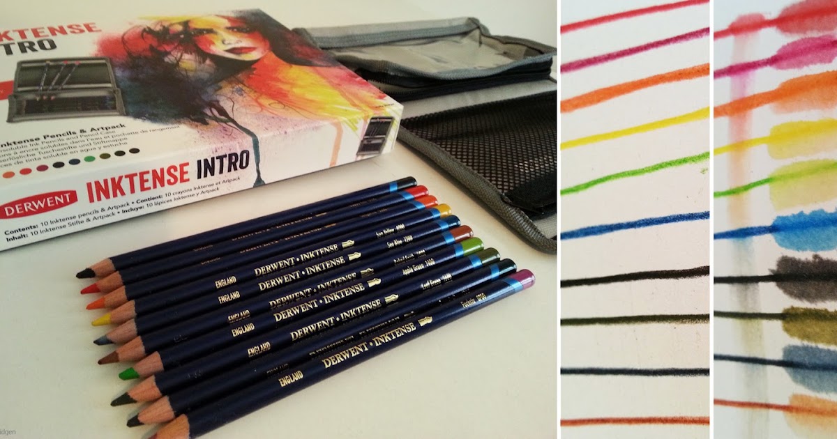 Derwent and National Trust colouring pencils