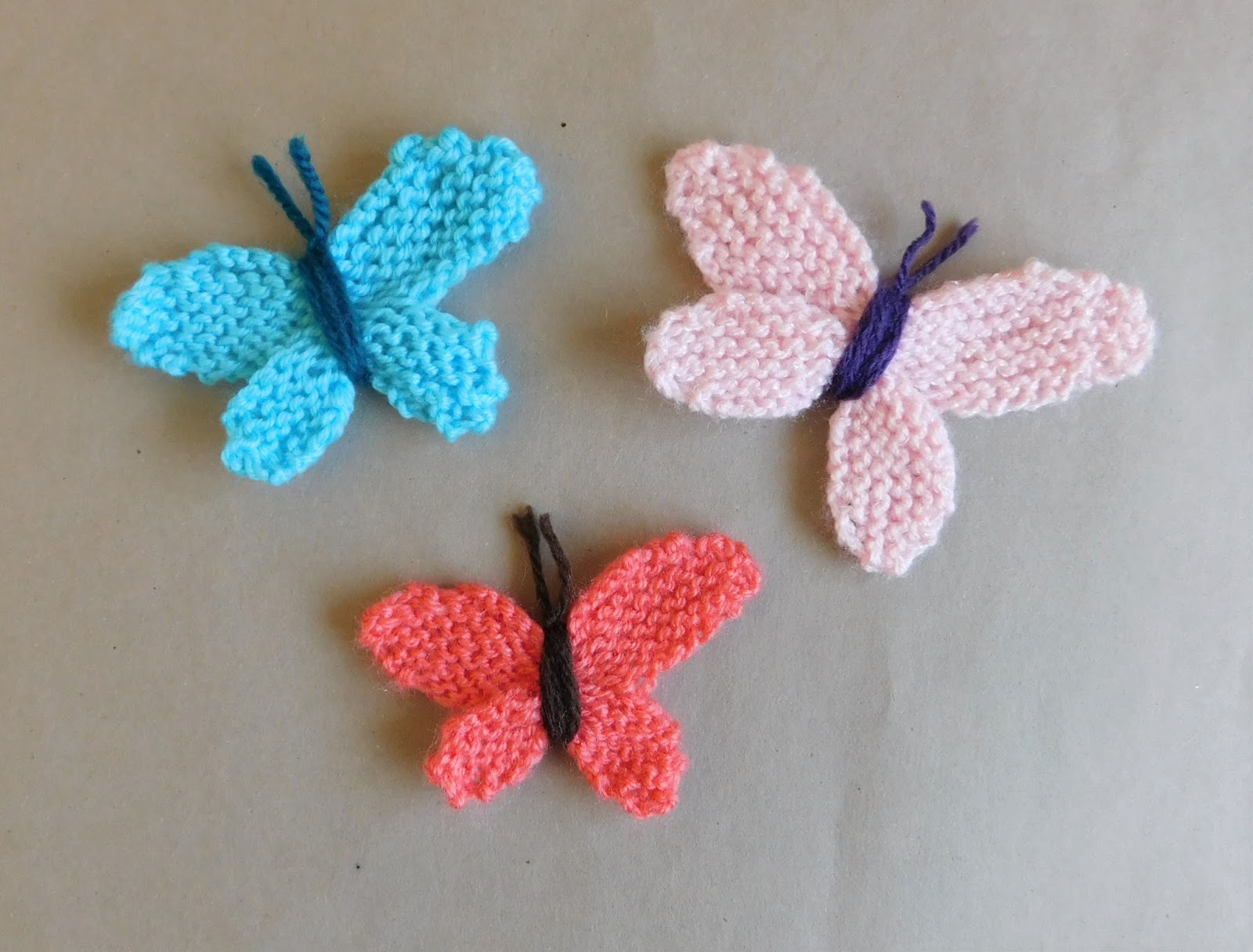 Marianna's Lazy Daisy Days Knitted Butterflies