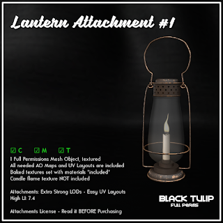 [Black Tulip] Mesh - Lantern #1 - ATTACHMENT