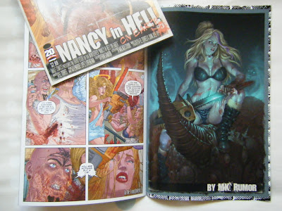 Número 3 del comic Nancy in Hell on the Earth donde aparece publicada la ilustración or fanart by ªRU-MOR