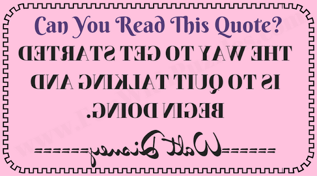Backward Reading Quote Brain Teaser Backward Reading Quote Brain Teaser