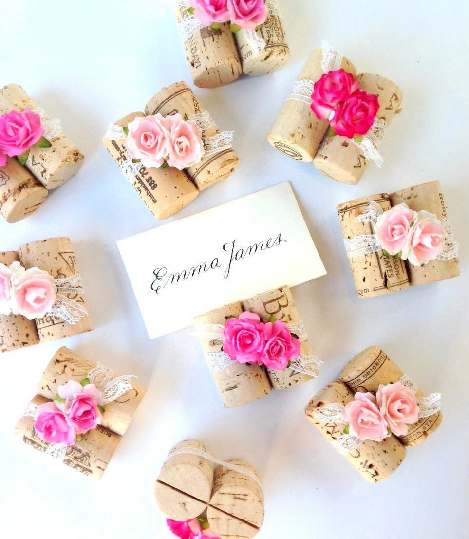 Michéll Events DIY Wine Cork Place Card Holders