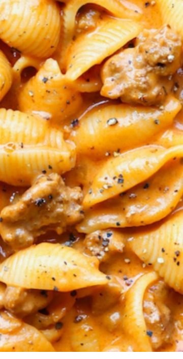 Creamy Beef And Shells