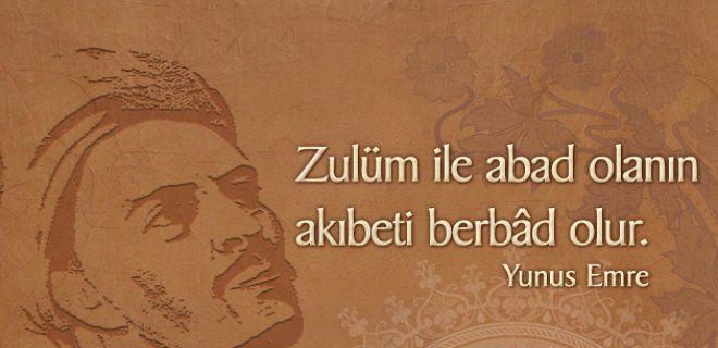 En Güzel Yunus Emre Sözleri