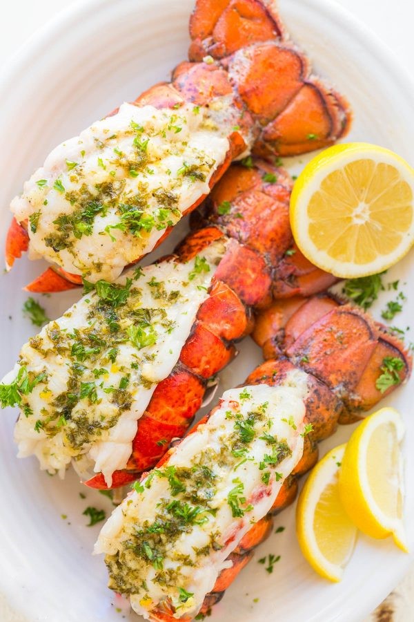 Lobster Tails Recipe with Garlic Lemon Butter - Cooks Network