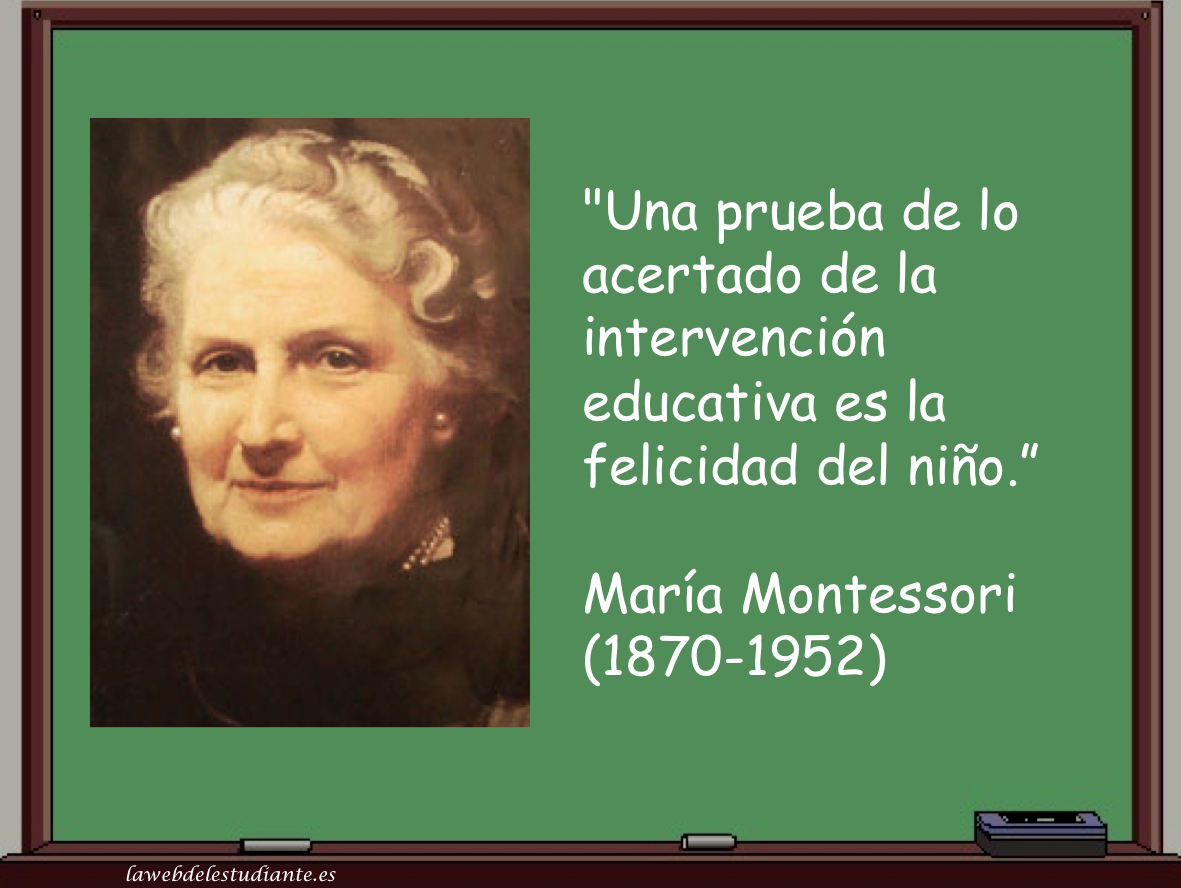 Trabajando En Educación Infantil 10 Frases De María Montessori