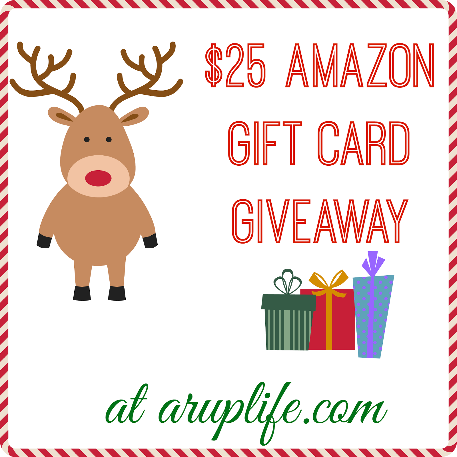 A RUP LIFE: $25 Amazon Gift Card Giveaway!