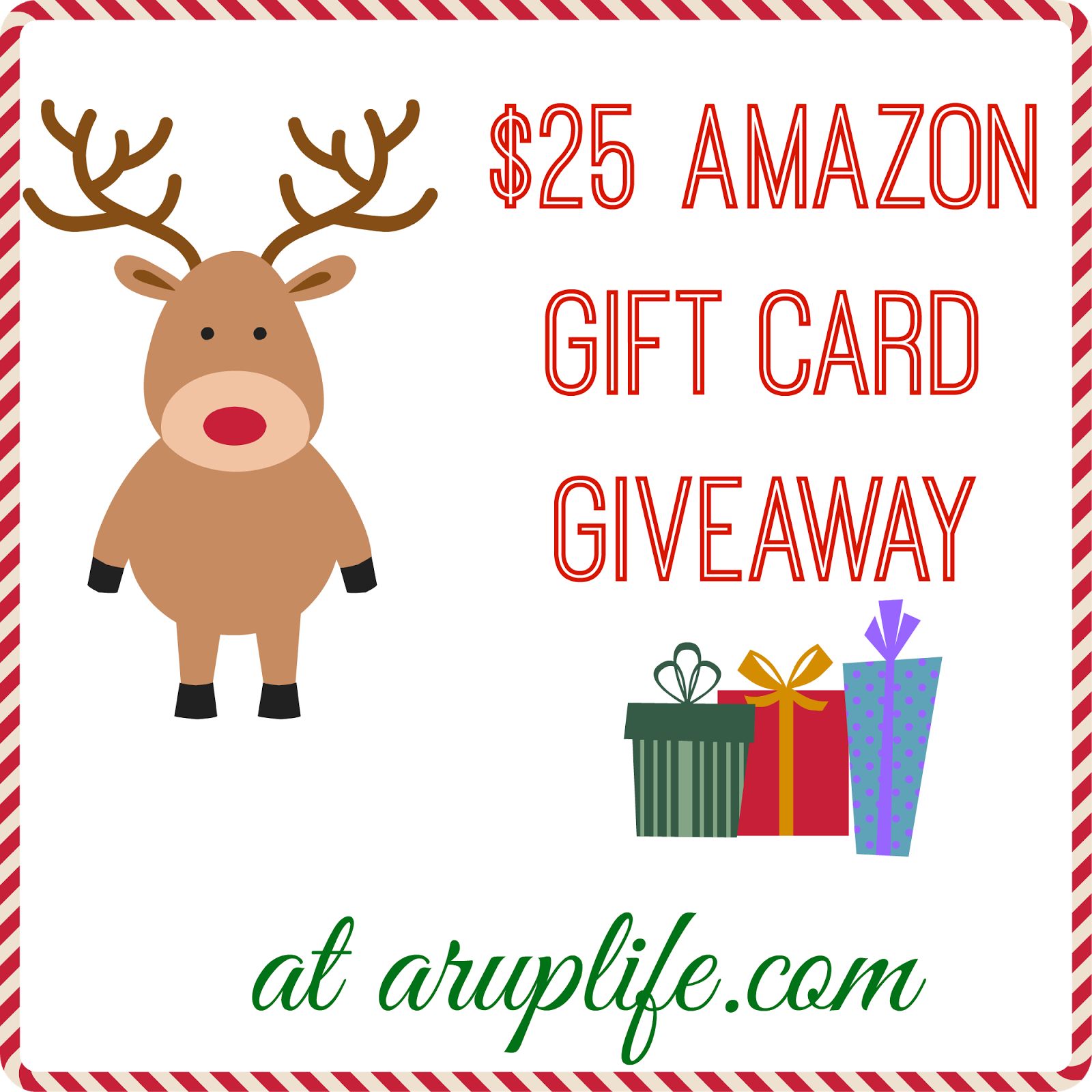 A RUP LIFE 25 Amazon Gift Card Giveaway!