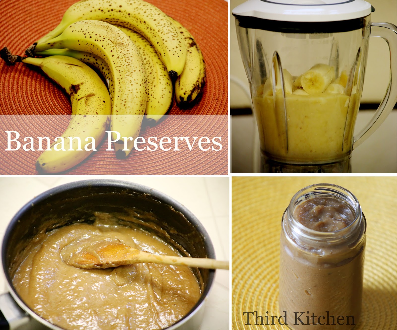Third Kitchen Banana Preserves/Banana Jam/ Pazham Varattiyathu/പഴം