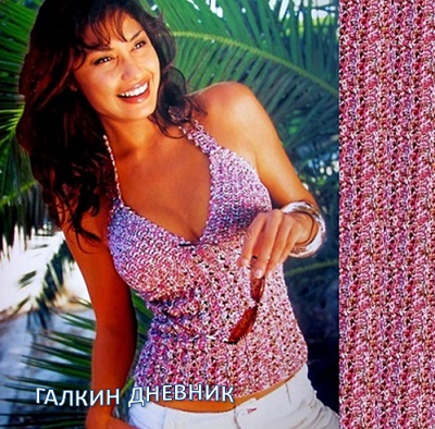 Топ на бретелях
