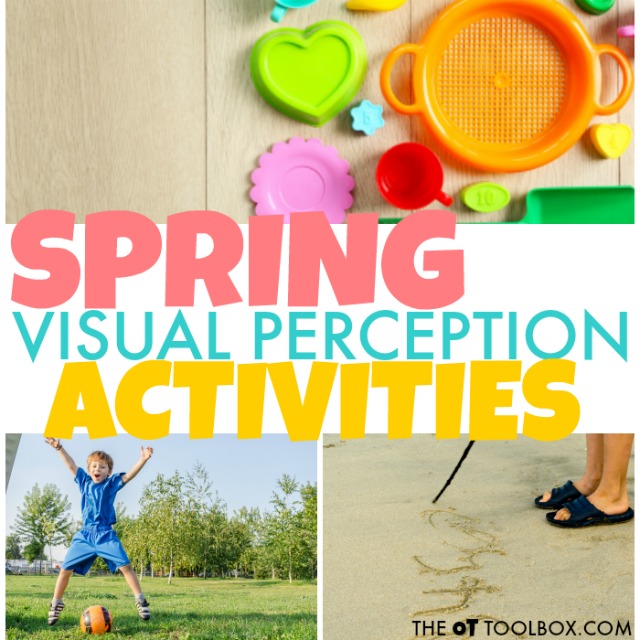 Working on visual perceptual skills in kids to help with handwriting, reading, or other skills? These spring themed visual perception activities will help. Working on visual perceptual skills in kids to help with handwriting, reading, or other skills? These spring themed visual perception activities will help.