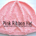 Pink Ribbon Knitting Hat