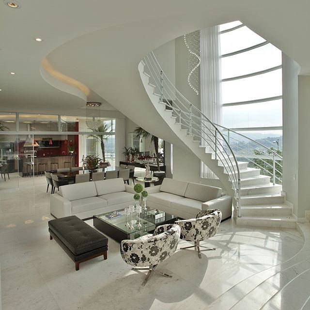 Sala De Estar Com Escada ~ Casa Clean Consultoria de Decoração e 3D Sala de Estar com Escada Sala De Estar Com Escada ~ Casa Clean Consultoria de Decoração e 3D Sala de Estar com Escada