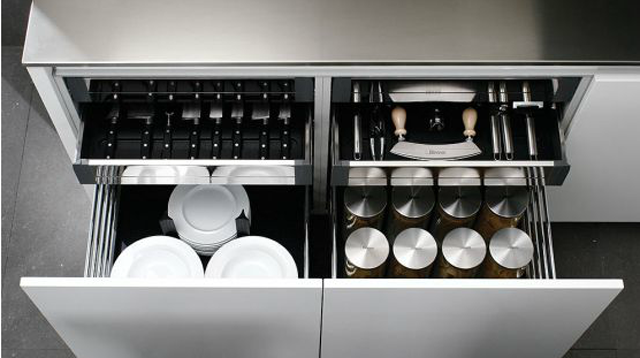 Los más útiles accesorios para cajones de cocina - Cocinas con estilo Los más útiles accesorios para cajones de cocina - Cocinas con estilo