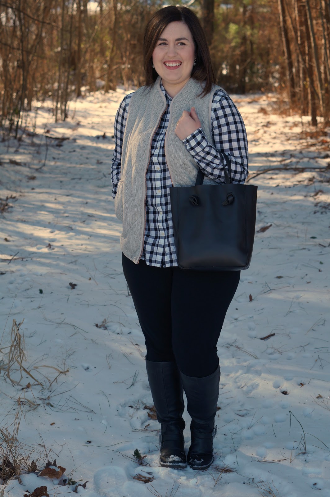 North Carolina style blogger shares a casual winter look.  Read more here!