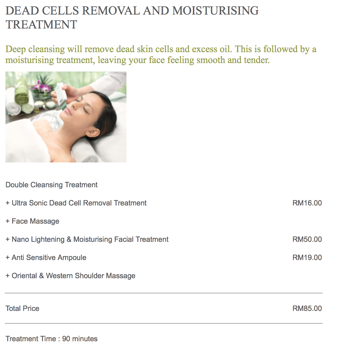 My experience with Herbaline Facial Spa SS2 CherylBunny