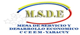 Mesa de Servicio y Desarrollo Económico