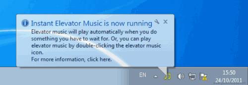 instant elevator music screenshot
