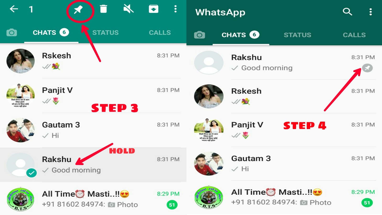 Whatsapp ne Launch Kiya Pin Chats Feature - New Update May 2017