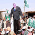 Pakistani mob burn effigy of Donald Trump