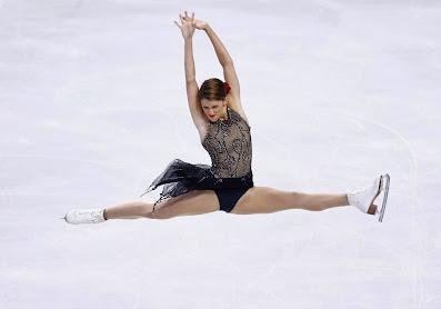 Photograph of American figure skater Samantha Cesario