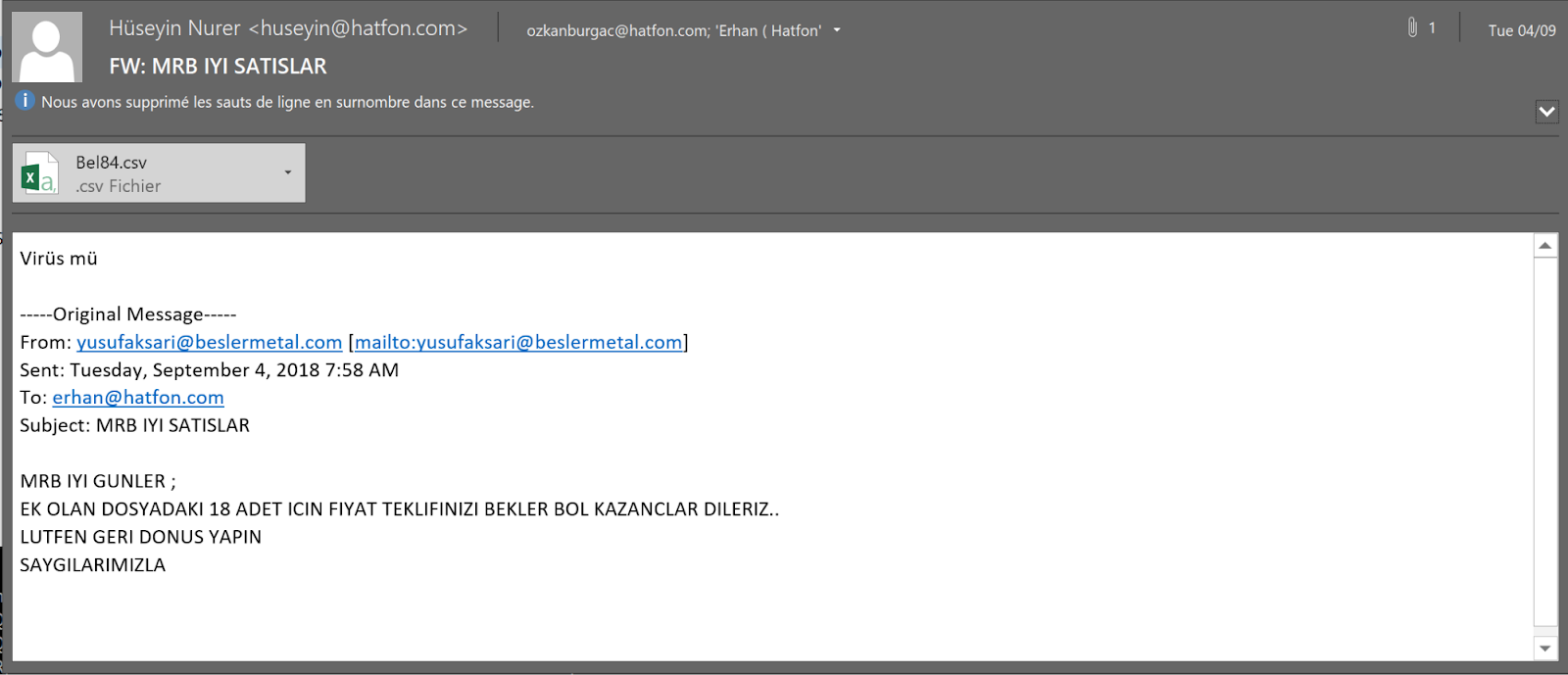 Adwind 3.0 Turkish Language Email