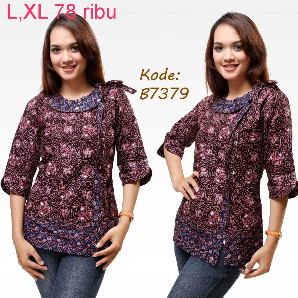 Model Baju Batik Kantor Model Baju Batik