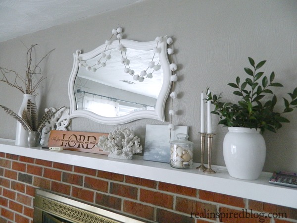 31 Days to Less Clutter, 31 Days Accessory Free Mantel
