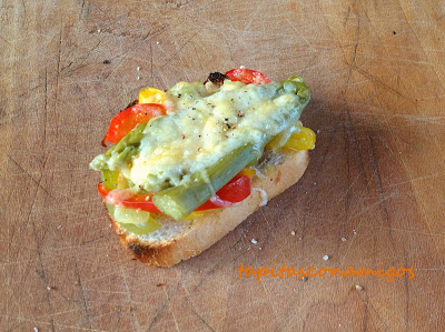 Tosta de verduras