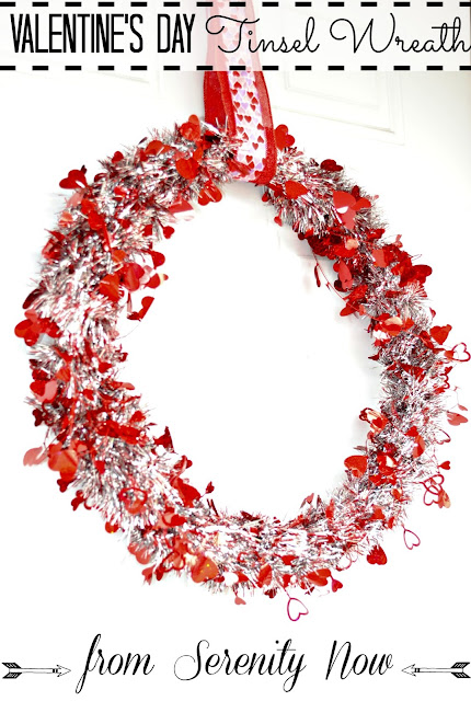 How to Make a Valentine's Day Wreath in 10 Minutes or Less, from Serenity Now