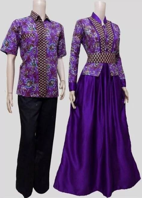 10 Model Baju Batik Sarimbit Modern Terbaru 2020