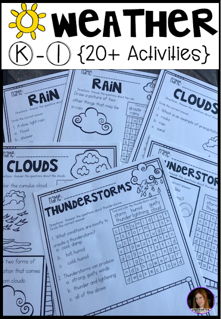 Weather Activities for Kindergarten and First Grade {20