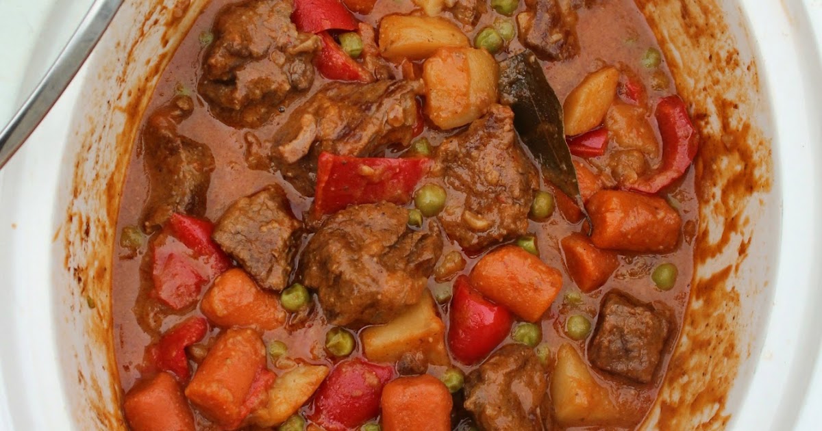 Manila Spoon: Slow Cooker Beef Caldereta (Kalderetang Baka)