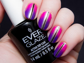 EverGlaze Gradient Nail Art by @chalkboardnails