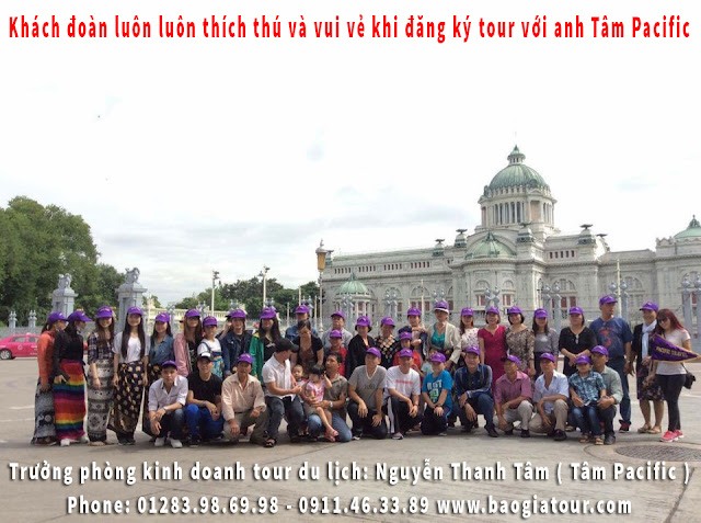 Khách đoàn luôn luôn thích thú và vui vẻ khi đăng ký tour với anh Tâm Pacific Khách đoàn luôn luôn thích thú và vui vẻ khi đăng ký tour với anh Tâm Pacific