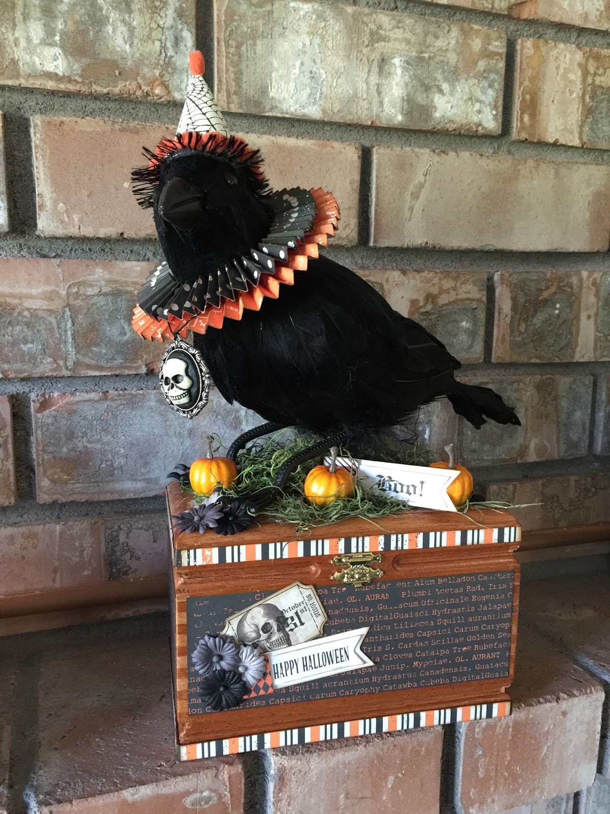 A Creative Operation My Vintage Halloween Crow