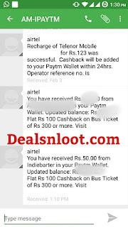 indiebarter Paytm cash redeem proof