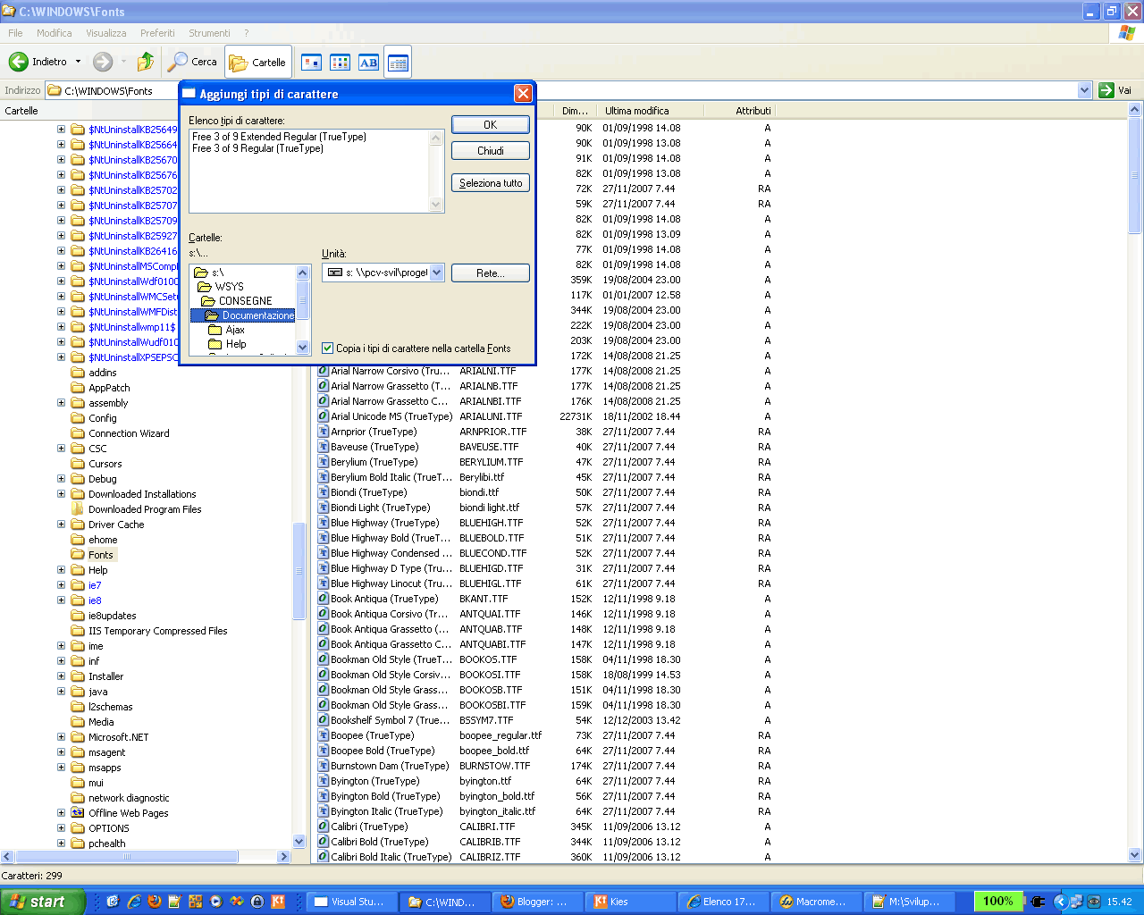 CARATTERI OPENOFFICE SCARICARE