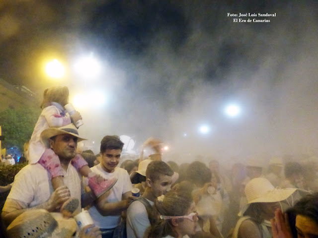 fotos vídeo Carnaval tradicional 2016 , noche de polvos, Carnaval Las Palmas
