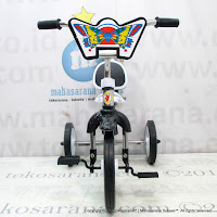 Sepeda Roda Tiga BMX Yoe Yoe CP-S Chrome Pernekel Sandaran