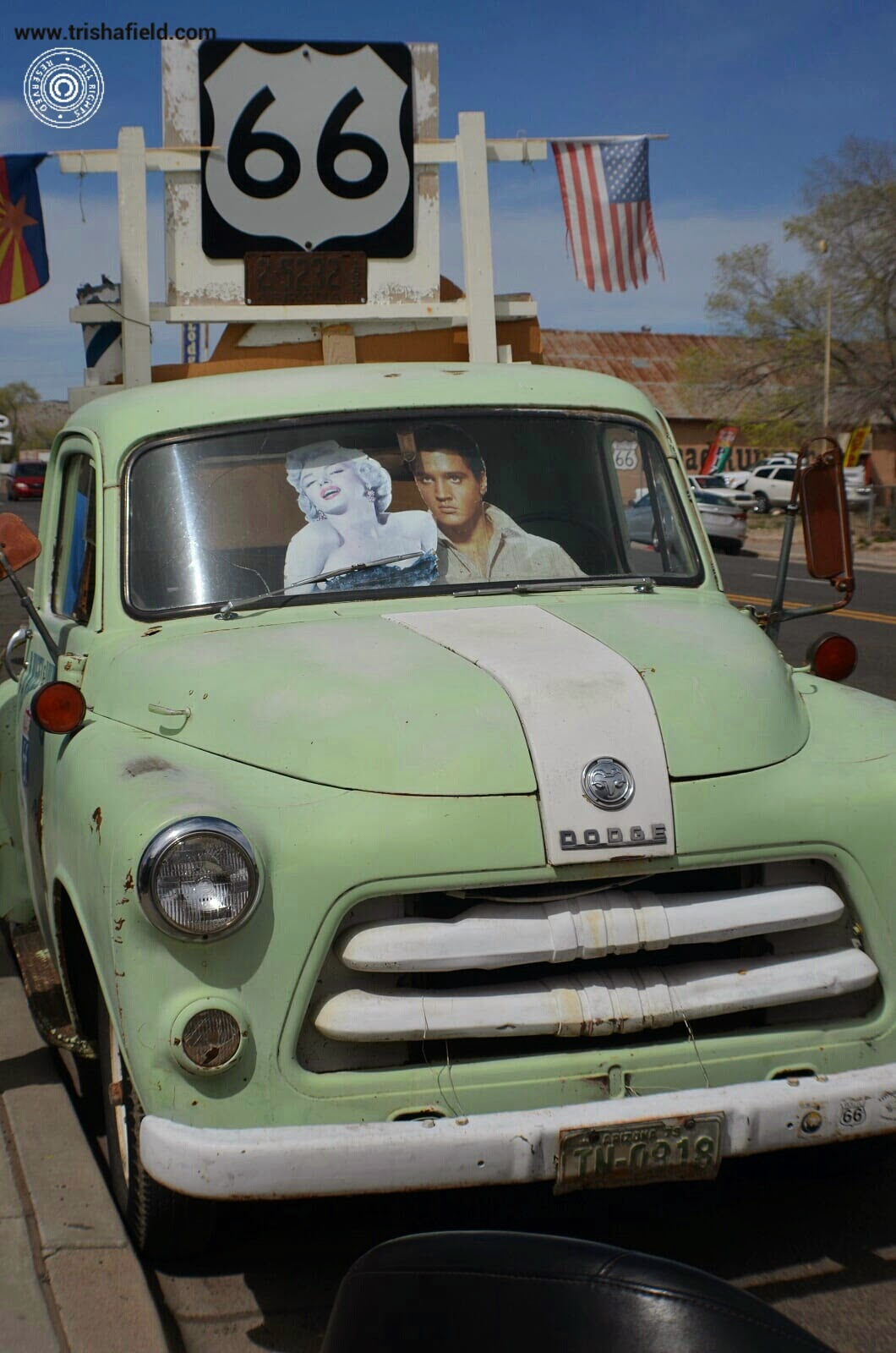 You just neve know who you'll see on Route 66!