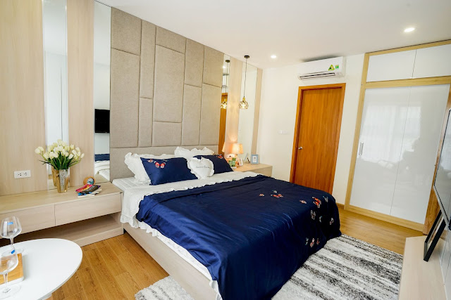 Phòng ngủ lớn rộng hơn 15m2 của căn 3 ngủ Phòng ngủ lớn rộng hơn 15m2 của căn 3 ngủ