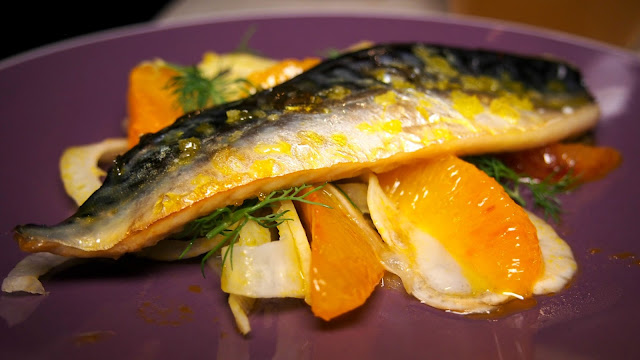 The Lodge Clapham Mackerel with orange