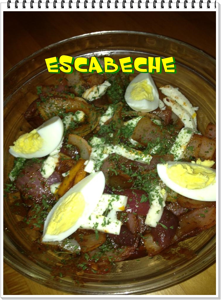 PEREJIL Y CULANTRO Escabeche de Pescado,,