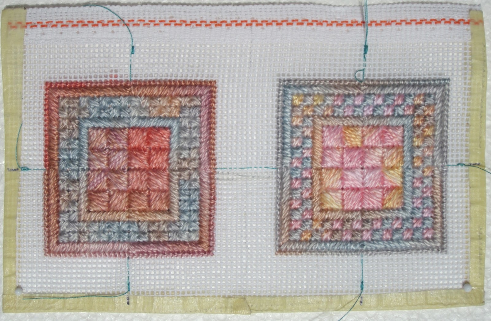 Lyn's Needlecase Sewing up a Needlepoint Pincushion