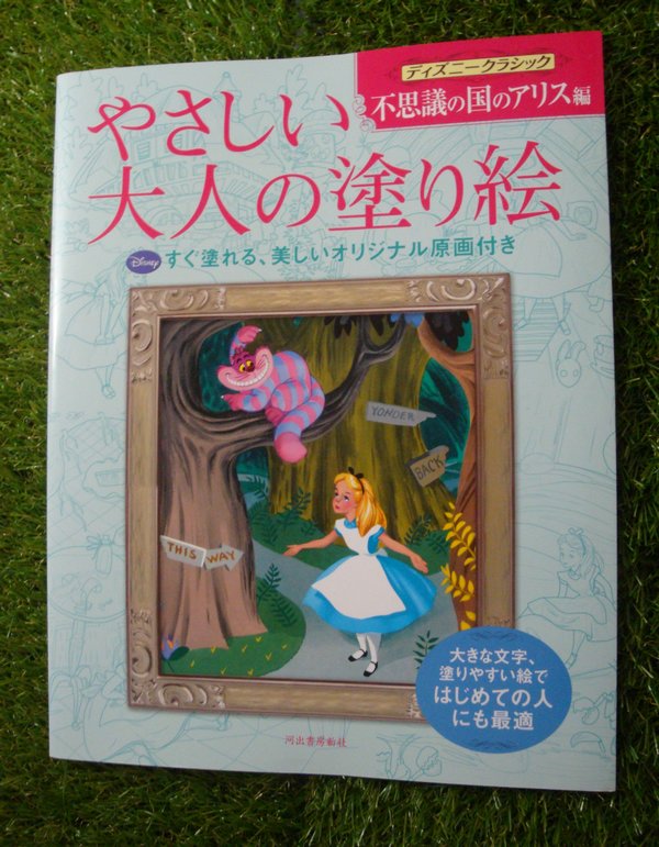Livre de coloriage pour adulte Alice au pays des merveilles de Kooli Shobo Inkybox
