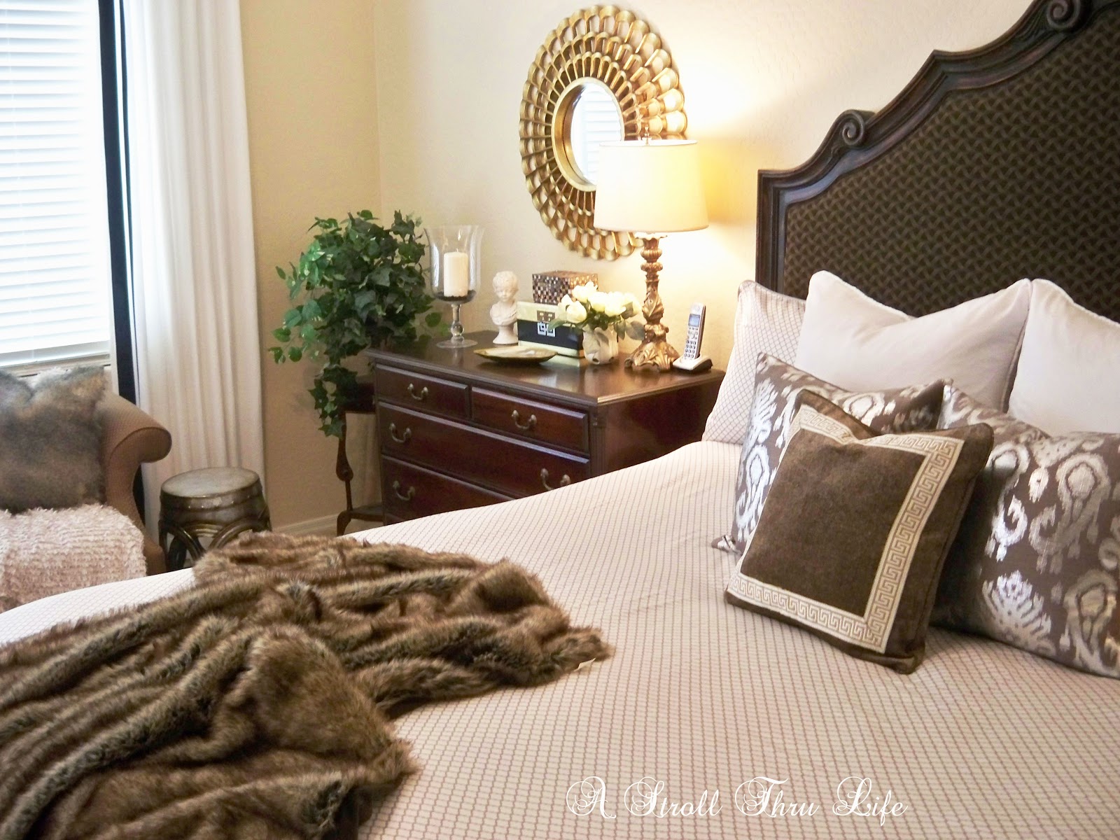 A Stroll Thru Life: New Bedding For The Master Bedroom